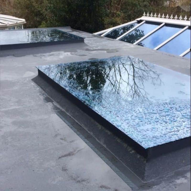 Clear Flat Rooflight fixed Skylight Roof light roof lantern glazing SILICONE 