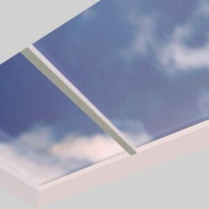 Rooflight on white roof