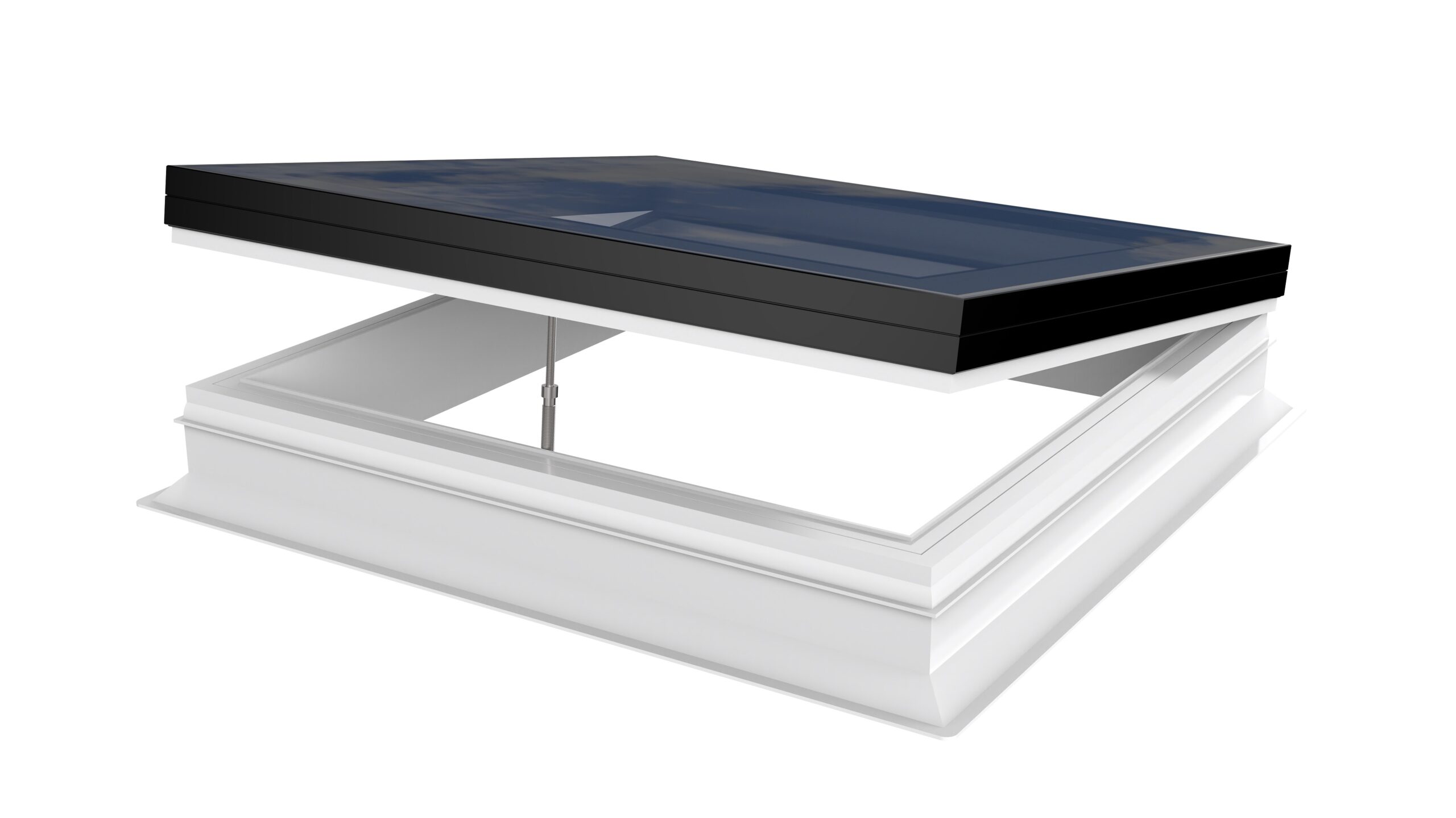 Coxdome Manual Glass Opening Rooflight with 160mm vertical upstand