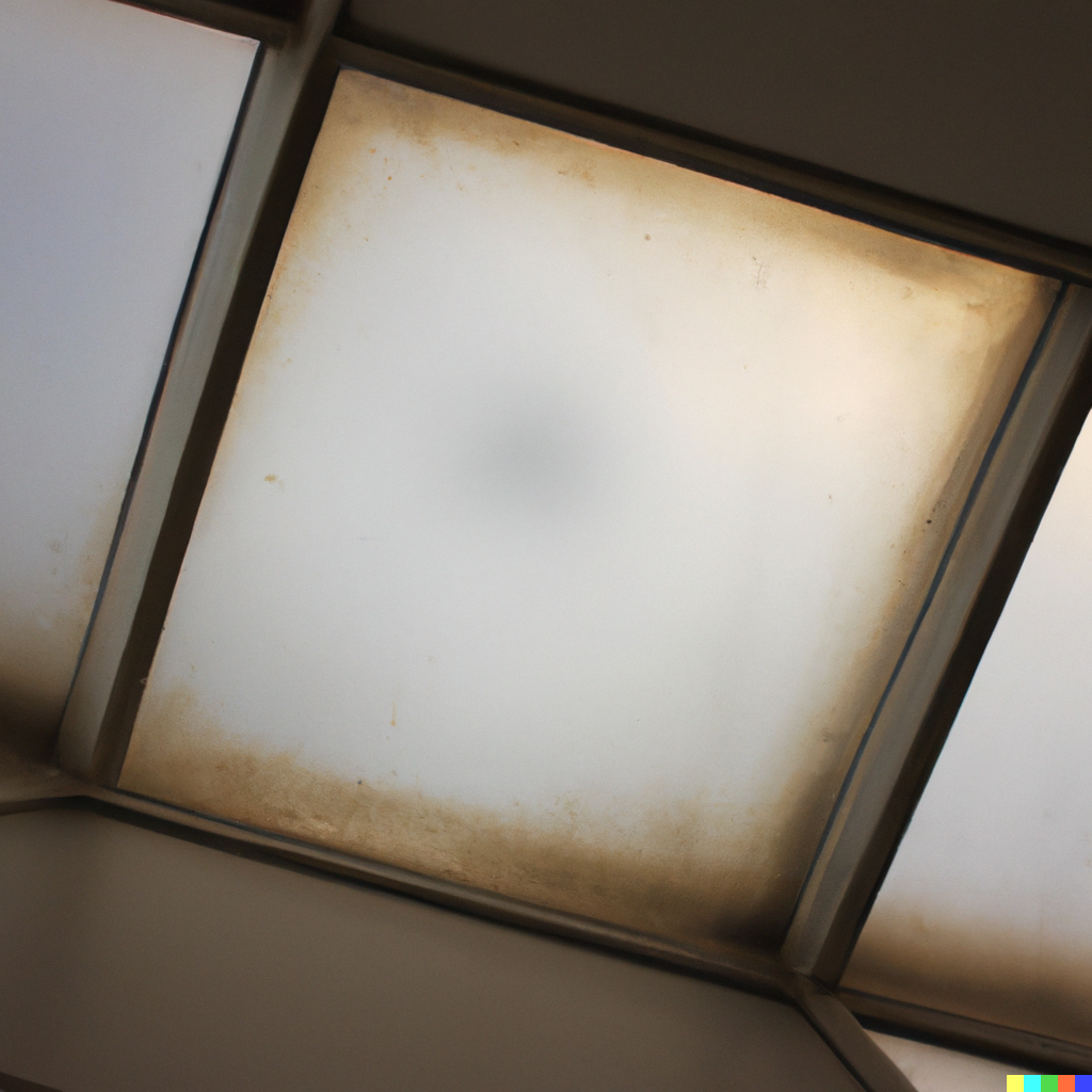 Dirty skylight